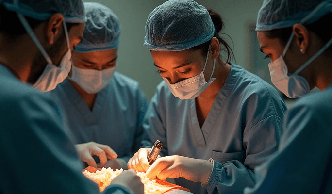 Open Laser Assisted Spinal Discectomy