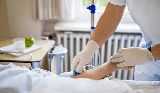Difficulty adjusting to the IV fluids or medications used during the procedure