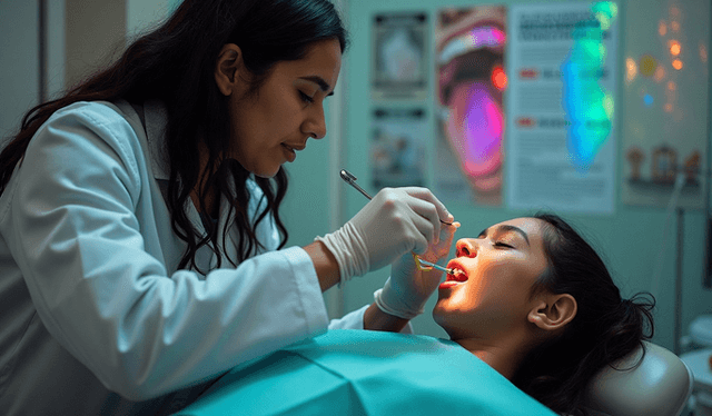 Soreness or pain in the mouth, jaw, or ear