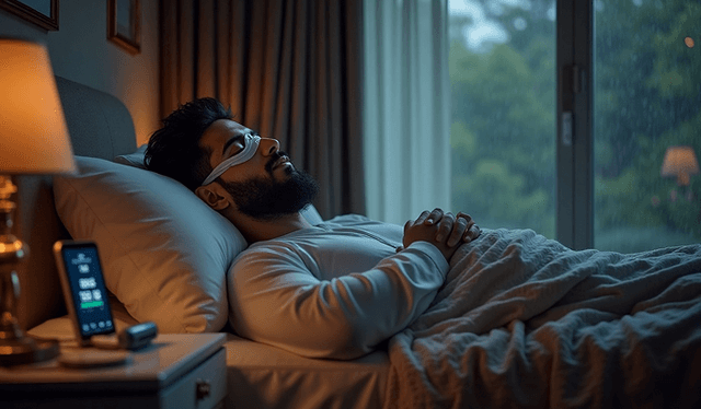 Difficulty adjusting to the continuous positive airway pressure (CPAP) machine