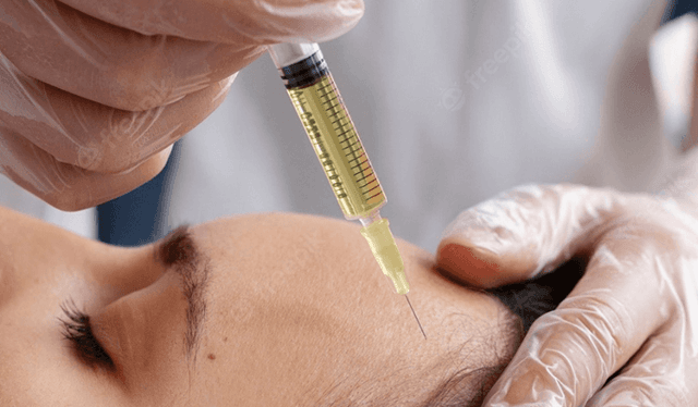 Bruising or swelling at the injection site