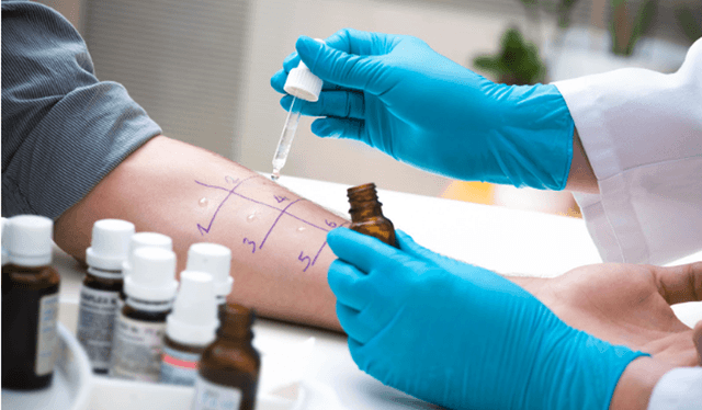 Allergic reactions to certain substances or materials used during the procedure
