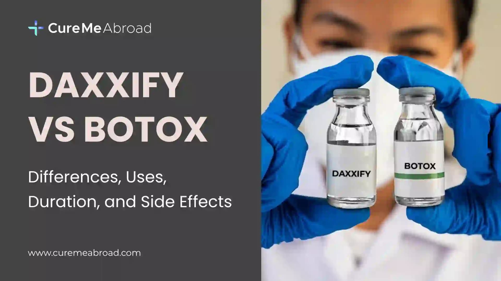 Daxxify vs. Botox: Differences, uses, Duration and slide effects