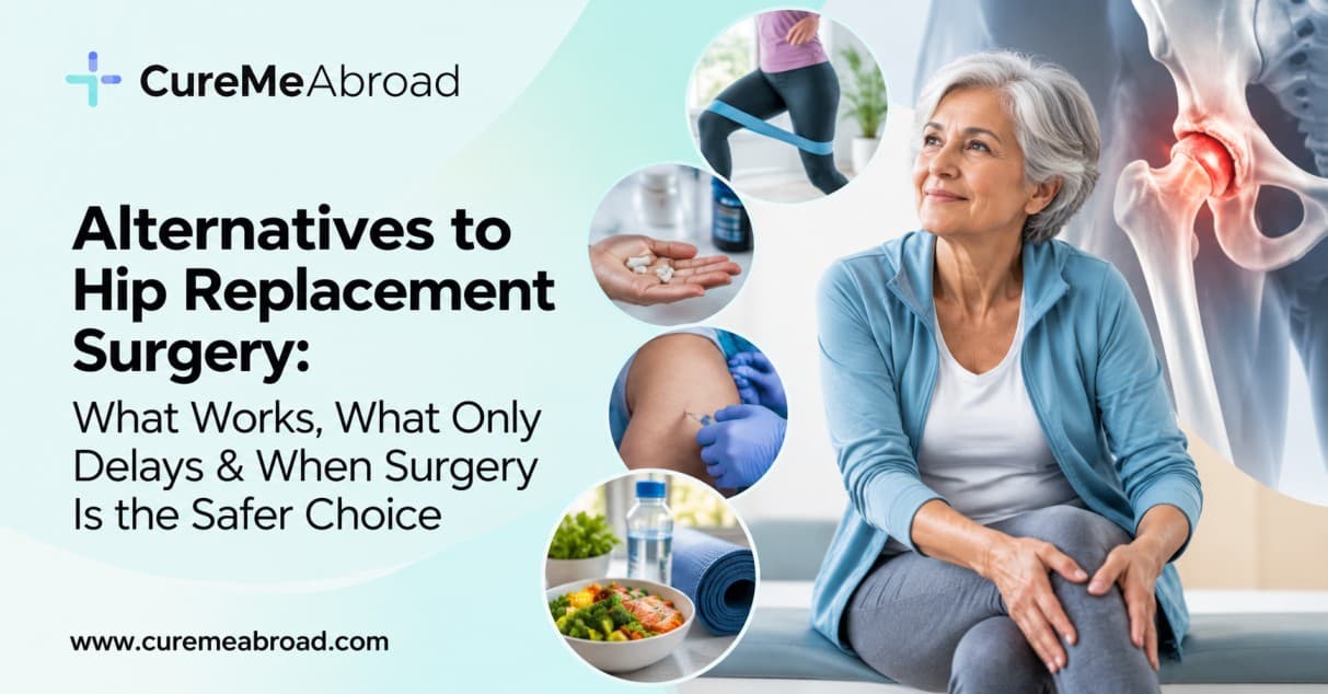 Alternatives to Hip Replacement Surgery: What Works, What Only Delays & When Surgery Is the Safer Choice